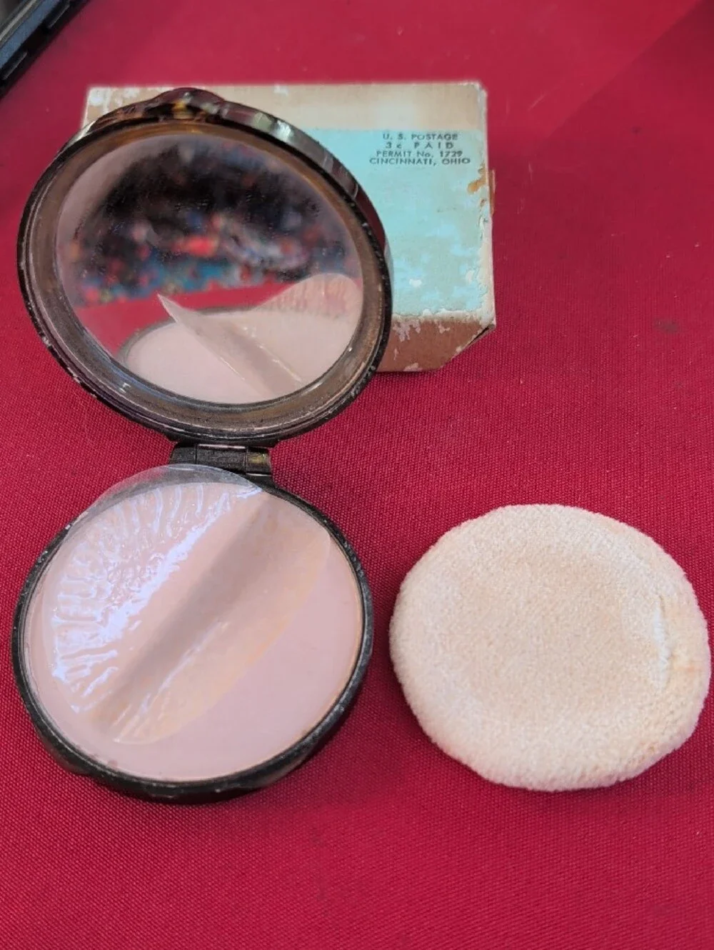 Rare Vintage 1950s Hazel Bishop Makeup Medium For Dry/Normal Skin